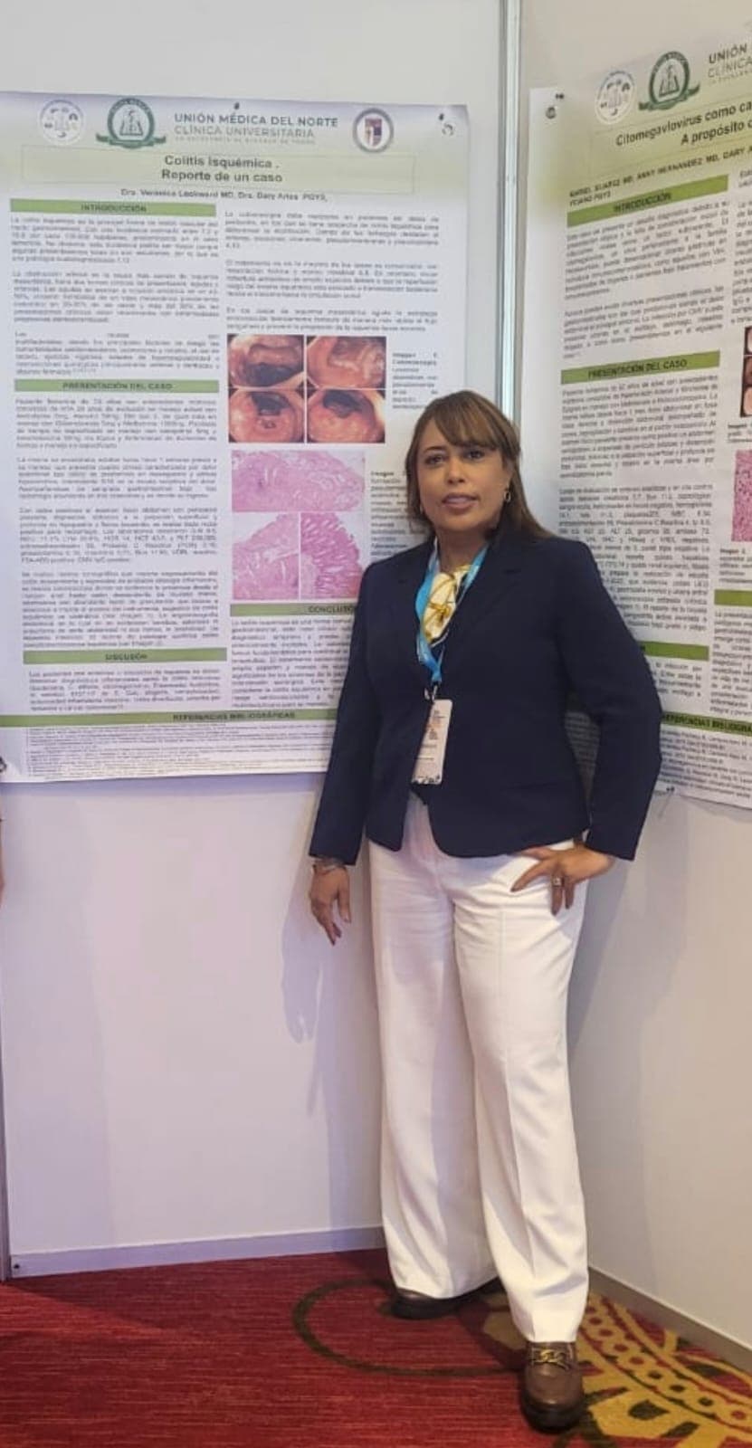 Dra. Verónica Lockward en el congreso panamericano de CRHON y colitis